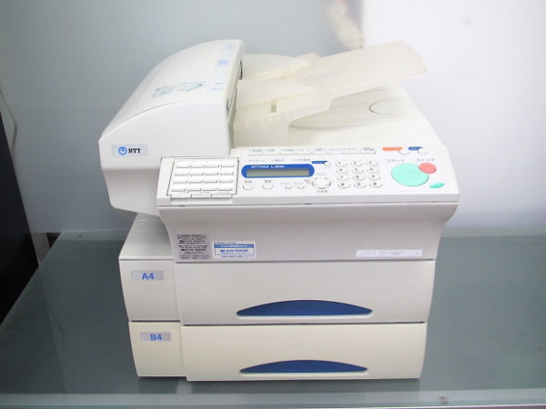 「B4対応 業務用ファックス NTTFAX L-300」を大阪府枚方市で買取(5月18日)