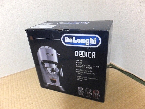 「DeLonghi(デロンギ) デディカ エスプレッソ・カプチーノメーカー EC680M 新品」を大阪市西成区で買取(9月15日)