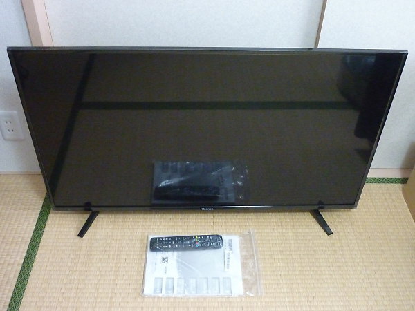 「Hisense 43V型 LED液晶テレビ 43A50」を大阪府寝屋川市で買取(1月17日)