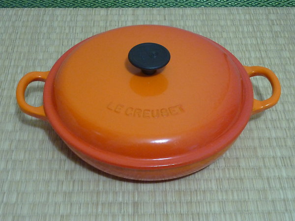 「Le Creuset(ル・クルーゼ) 22cm 浅型両手鍋」を大阪府茨木市で買取(3月4日)