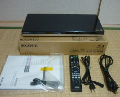 SONYブルーレイレコーダーBDZ-ZT1500を買取