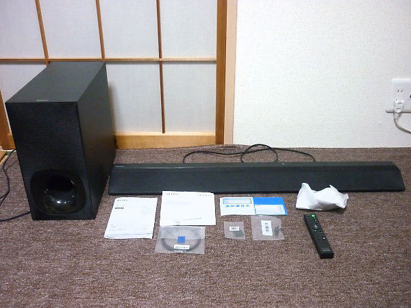 「SONY Bluetooth対応 2.1chサウンドバー HT-CT380」を大阪市都島区で買取(9月13日)