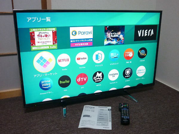 パナソニック 4K対応 43V型液晶テレビ Panasonic VIERA TH-43EX750」を