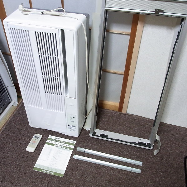 冷暖房/空調 エアコン コイズミ 窓用ルームエアコン KAW-1612」を大阪市西成区で買取(5月11日 