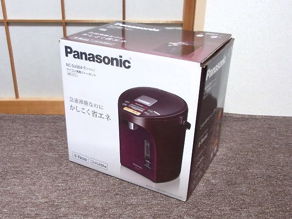 「Panasonic マイコン沸騰ジャーポット NC-SU304 新品未使用」を大阪府寝屋川市で買取(5月12日)