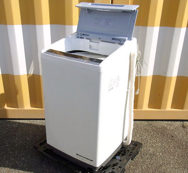 生活家電 洗濯機 日立 洗濯機 ビートウォッシュ BW-V70C-A (2019年製) 中古品」を大阪市 