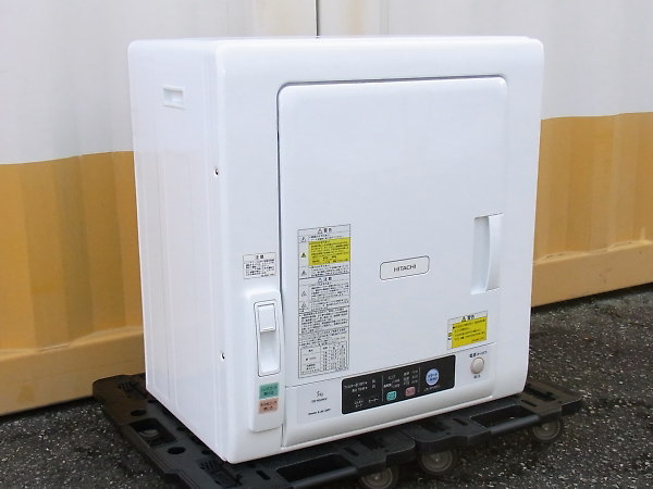 HITACHI 衣類乾燥機 (乾燥容量 5kg) DE-N50WV (2021年製)を出張買取しました！