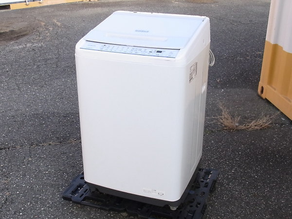 日立 8kg 全自動洗濯機 ビートウォッシュ BW-V80G (2021年製)を出張買取しました！