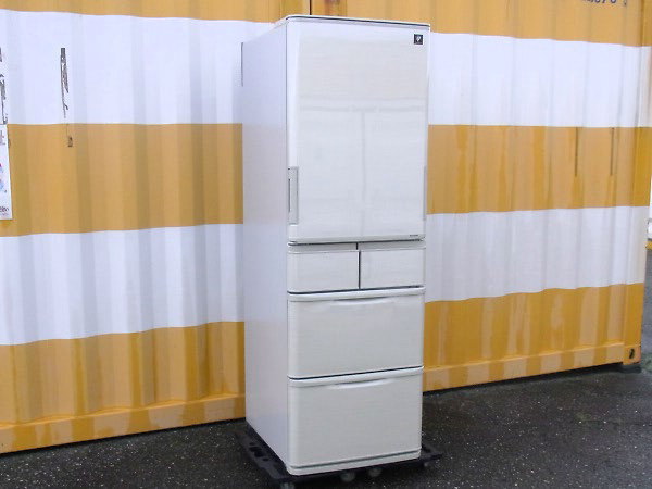 SHARP 5ドア冷蔵庫 412L どっちもドア 自動製氷機能搭載 SJ-W411E-N (2019年製)を出張買取しました！