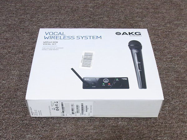 AKG WMS40 PRO MINI (WMS40 MINI VOCAL SET) アーカーゲー ワイヤレスマイク (未使用)を出張買取しました！