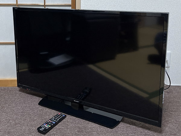 SHARP 40V型液晶テレビ AQUOS 2T-C40AE1 (2019年製)を出張買取しました！