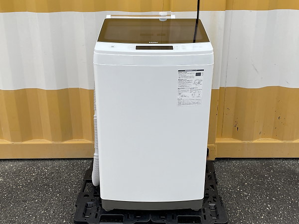 Haier 8.5kg 全自動洗濯機「液体洗剤自動投入」JW-KD85B (2023年製)を出張買取しました！