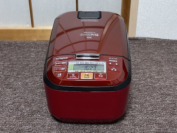 HITACHI 圧力スチームIH炊飯器「ふっくら御膳」RZ-TS105M-R (2022年製)を出張買取しました！