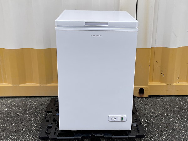 三ツ星貿易 エクセレンス 電気冷凍庫（100L） SKM-102 上開き (2021年製)を出張買取しました！