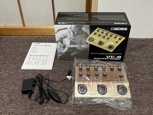 BOSS Acoustic Singer VE-8 ボス エフェクター アコースティックシンガーを出張買取しました！(4月4日)
