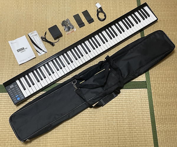 NikoMaku 88鍵盤 電子ピアノ 充電式コードレス SWAN 88KEY (中古品)を出張買取しました！(6月19日)