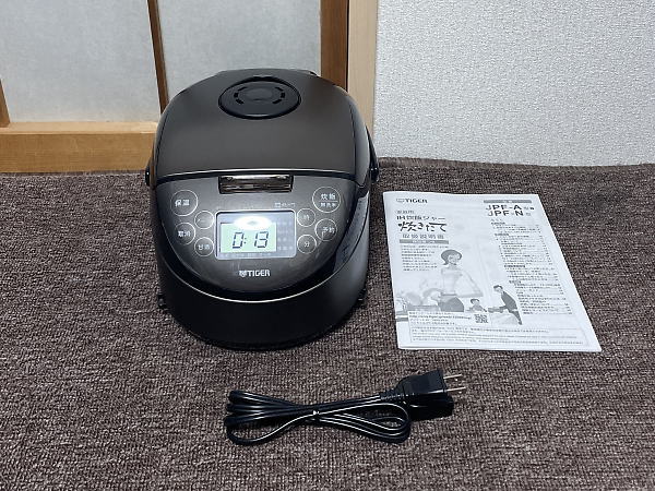タイガー IH炊飯器 3合炊き 炊きたて JPF-N550-K (2021年製)を出張買取しました！(6月25日)