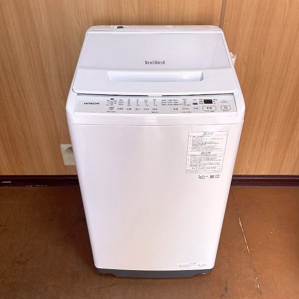 日立 7.0kg 全自動洗濯機 ビートウォッシュ BW-V70J-W (2023年製)を出張買取しました！(8月19日)