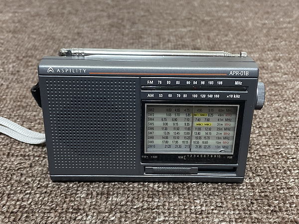 Scubism FM/AM 短波ラジオ APR-01B 携帯ラジオ ポータブル (中古品)を出張買取しました!(12月10日)