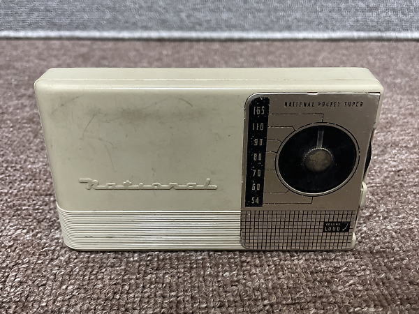 ナショナル 真空管ラジオ 3Tube Poket Radio 3B-267 (中古品)